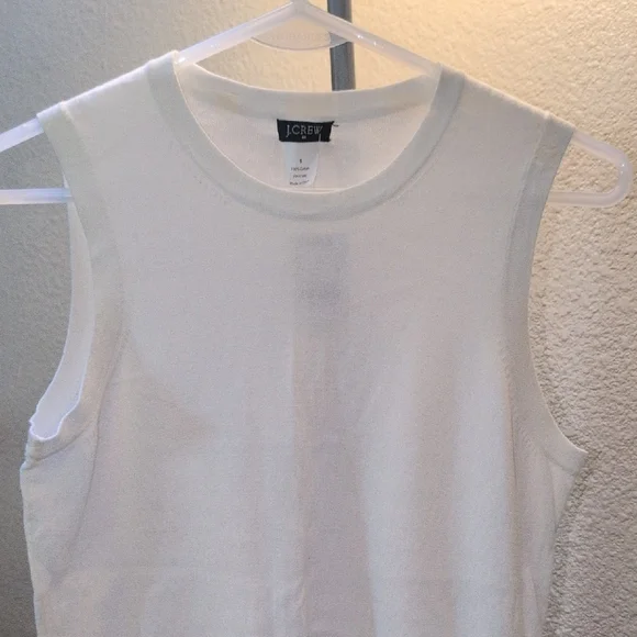 J. Crew Classic White Tank Top - Picture 2 of 5